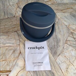 Crockpot Blue Food Warmer